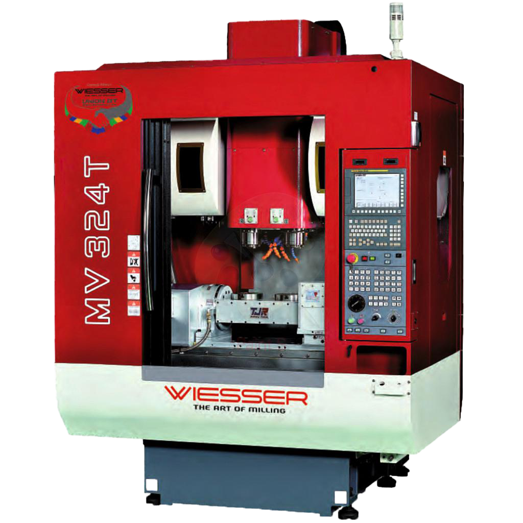 Wiesser MV324T Çift Spindle CNC İşleme Merkezi